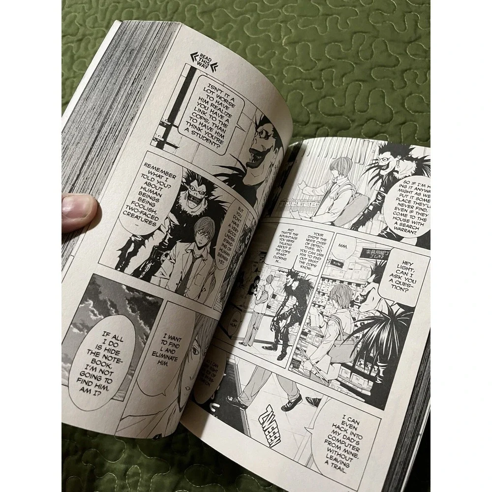 Death Note Black Edition Manga  book lot ~ Contains‎ Volume 1, 2, 3 and 4